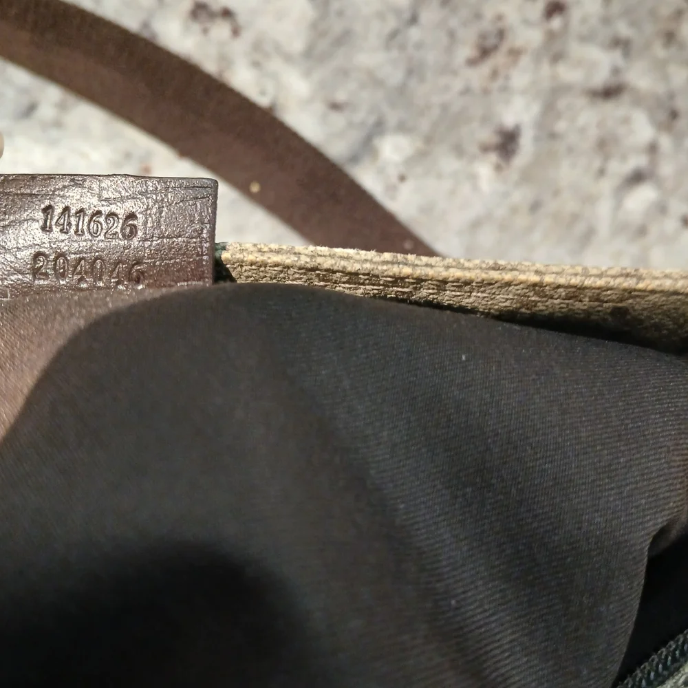 Floral Embroidered Gucci Canvas Crossbody Bag - Brown/Tan - Picture 11 of 16